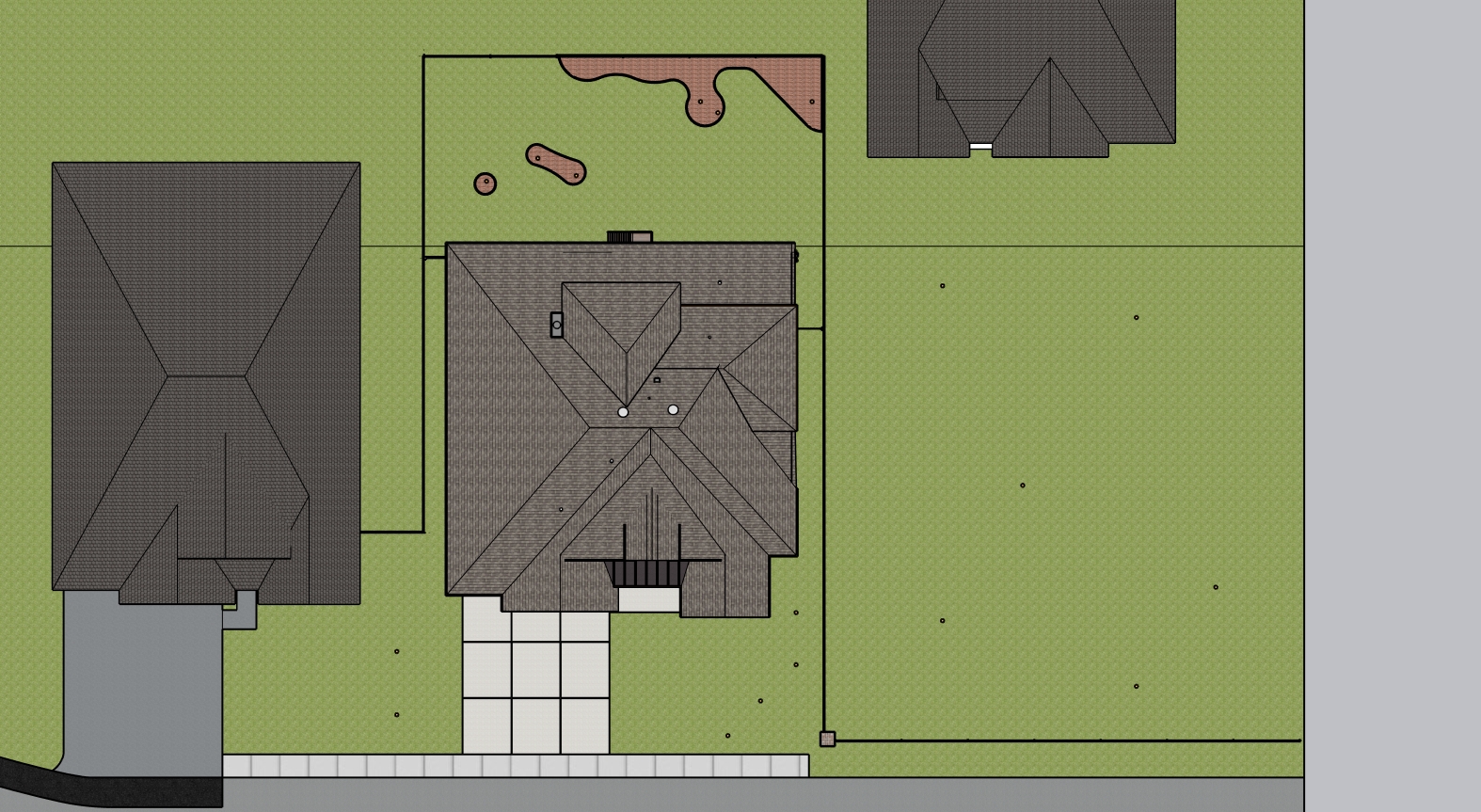 House model top view